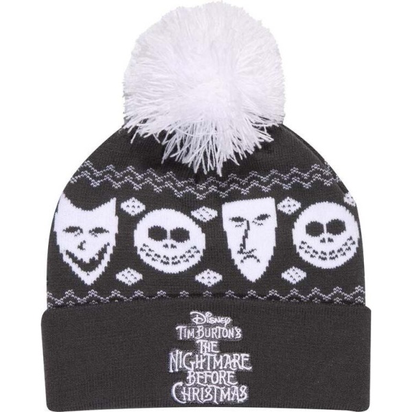 The Nightmare Before Christmas Jack Misfits Bambule šedá/bílá - Merchstore.cz