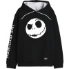 The Nightmare Before Christmas Jack Skellington Mikina s kapucí cerná/bílá - Merchstore.cz