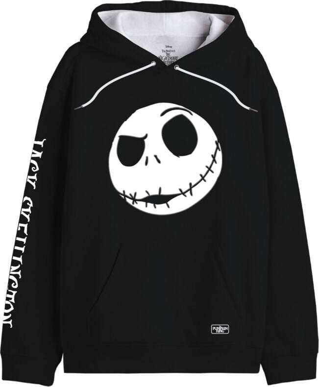 The Nightmare Before Christmas Jack Skellington Mikina s kapucí cerná/bílá - Merchstore.cz The Nightmare Before Christmas Jack Skellington Mikina s kapucí cerná/bílá - Merchstore.cz