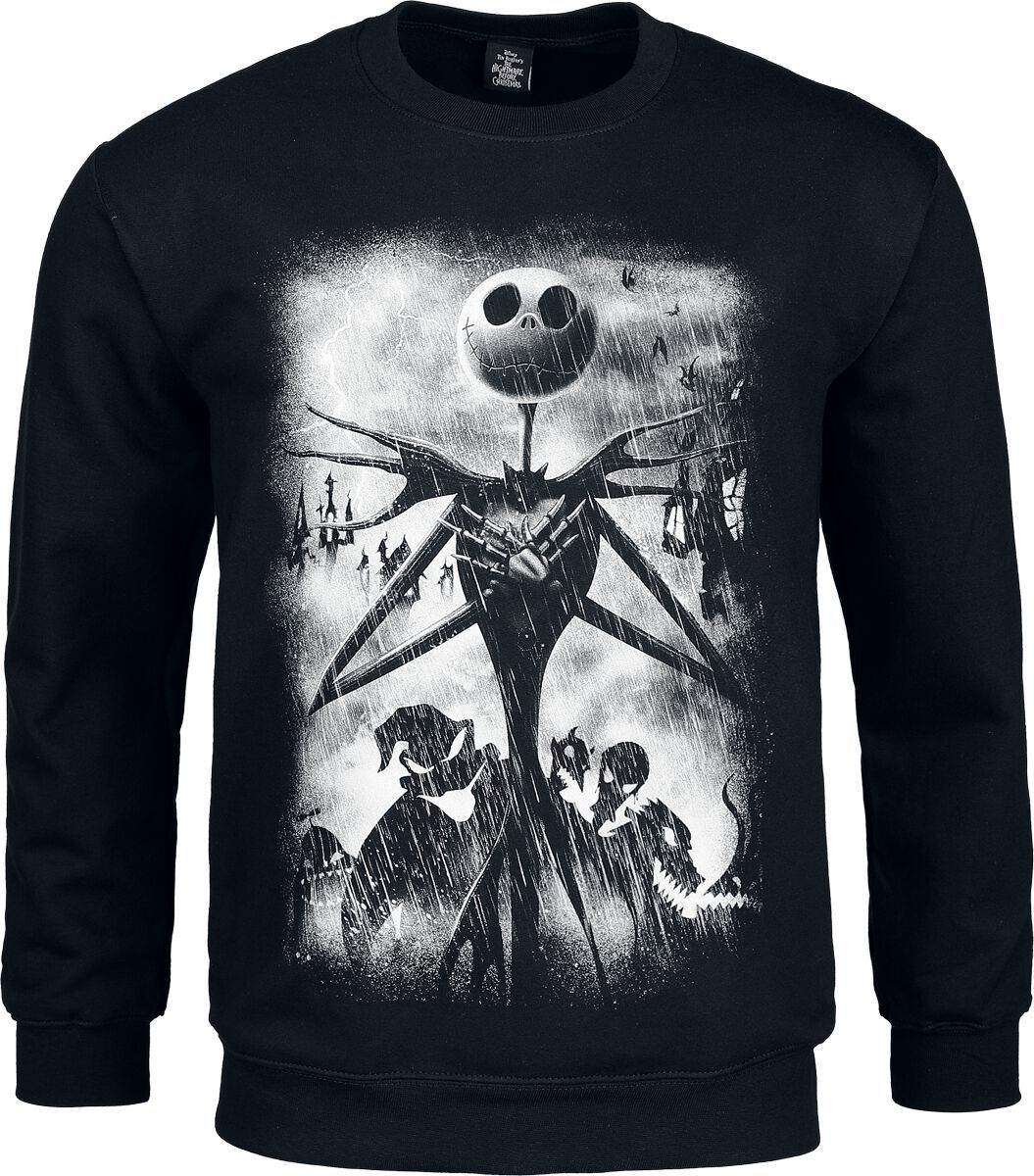 The Nightmare Before Christmas The Horror Scene Mikina černá - Merchstore.cz The Nightmare Before Christmas The Horror Scene Mikina černá - Merchstore.cz