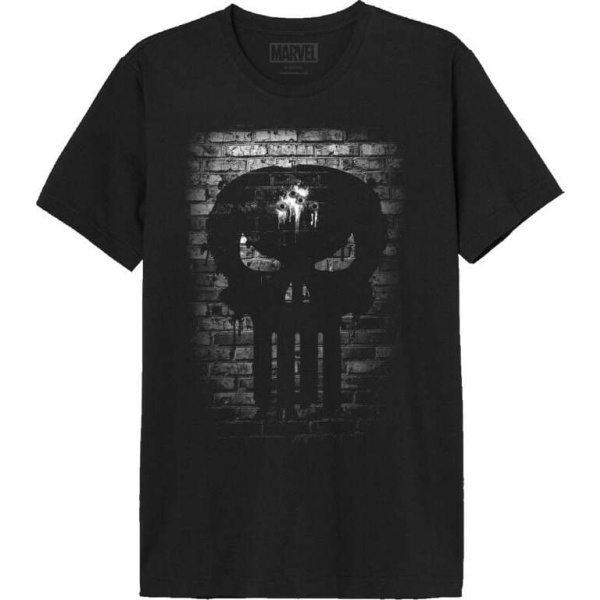 The Punisher Bricks Tričko černá - Merchstore.cz
