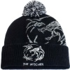 The Witcher Wolf Logo Bambule cerná/šedá - Merchstore.cz