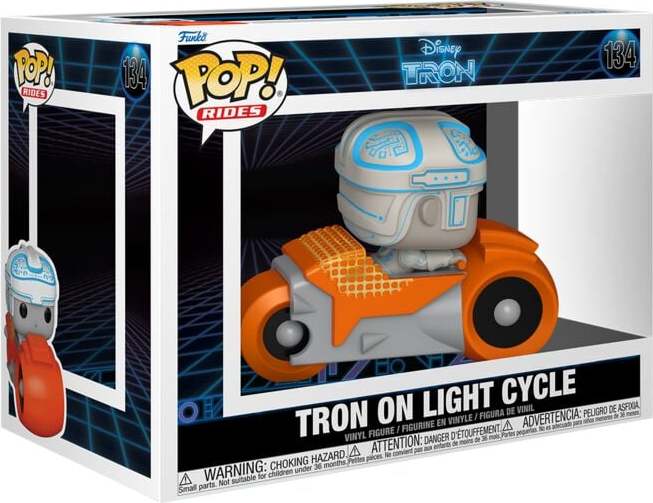 Tron Vinylová figurka č.134 Tron on Light Cycle (Pop! Rides Deluxe) Sberatelská postava standard - Merchstore.cz Tron Vinylová figurka č.134 Tron on Light Cycle (Pop! Rides Deluxe) Sberatelská postava standard - Merchstore.cz
