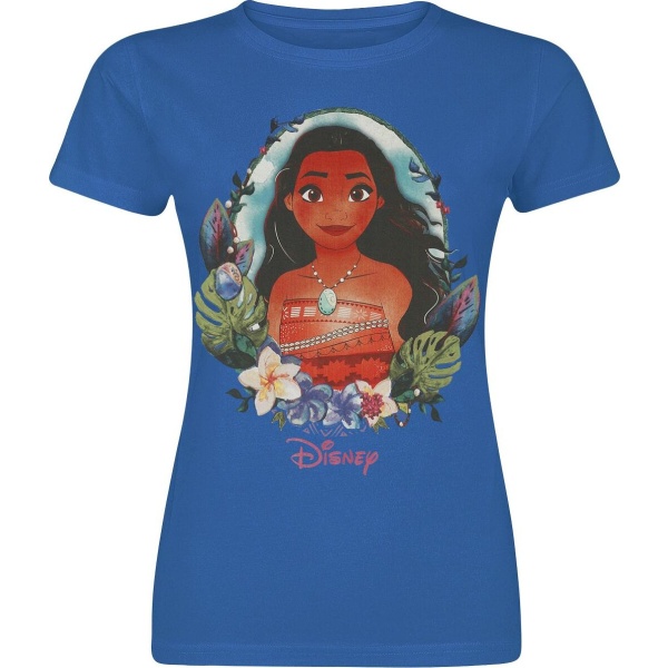 Vaiana Vaiana Island Girl Dámské tričko královská modrá - Merchstore.cz