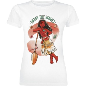 Vaiana Vaiana Watercolour Dámské tričko bílá - Merchstore.cz