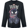 Venom (Marvel) Venom Grin Logo Tričko s dlouhým rukávem černá - Merchstore.cz