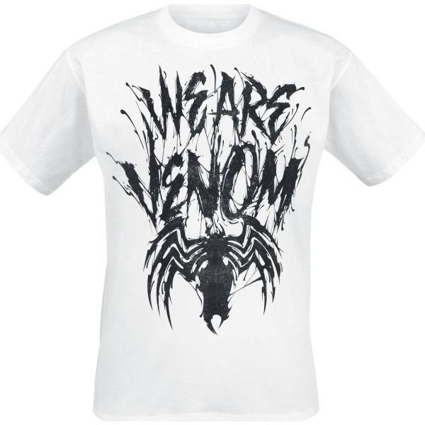 Venom (Marvel) We Are Venom Tričko bílá - Merchstore.cz