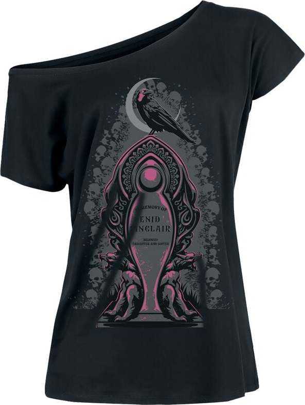 Wednesday Enid Dámské tričko černá - Merchstore.cz Wednesday Enid Dámské tričko černá - Merchstore.cz