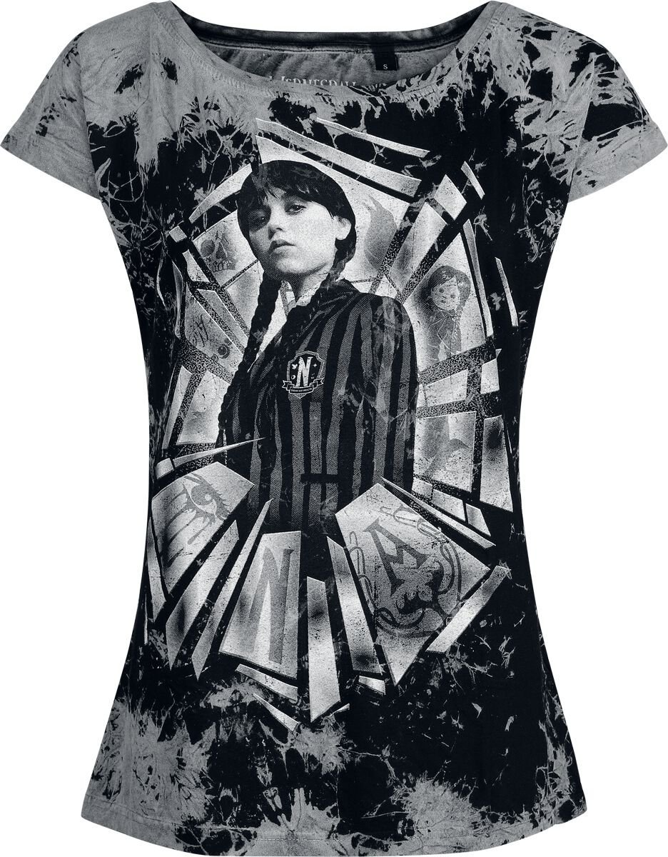 Wednesday Wednesday - Glasses Dámské tričko černá - Merchstore.cz Wednesday Wednesday - Glasses Dámské tričko černá - Merchstore.cz