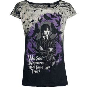 Wednesday Wednesday - Nightmare Dámské tričko černá - Merchstore.cz