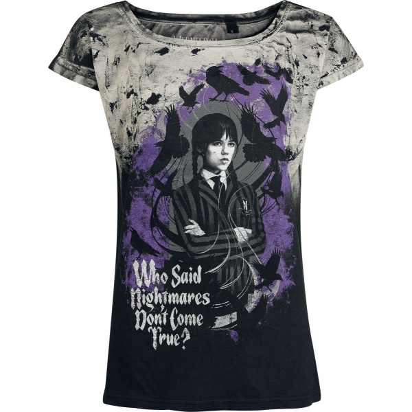 Wednesday Wednesday - Nightmare Dámské tričko černá - Merchstore.cz