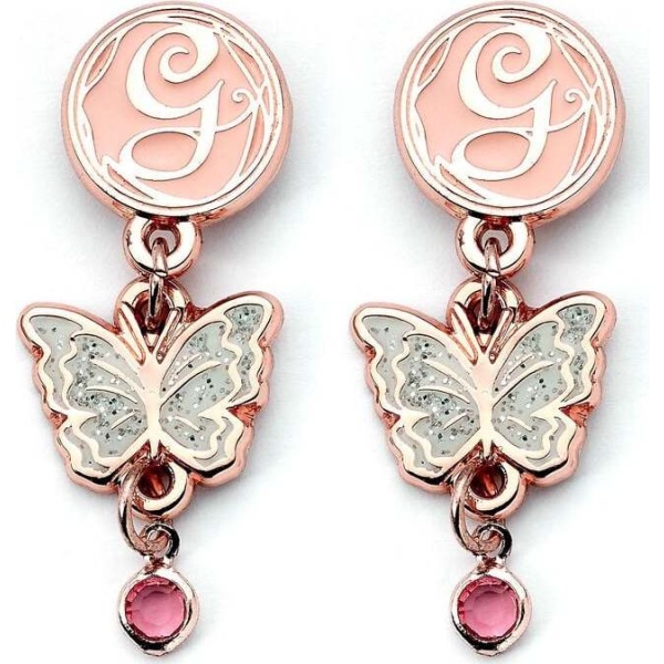 Wicked Glinda - Drop Butterfly náušnice stríbrná - Merchstore.cz