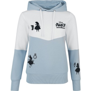 Alice in Wonderland Silhouettes Dámská mikina s kapucí vícebarevný - Merchstore.cz