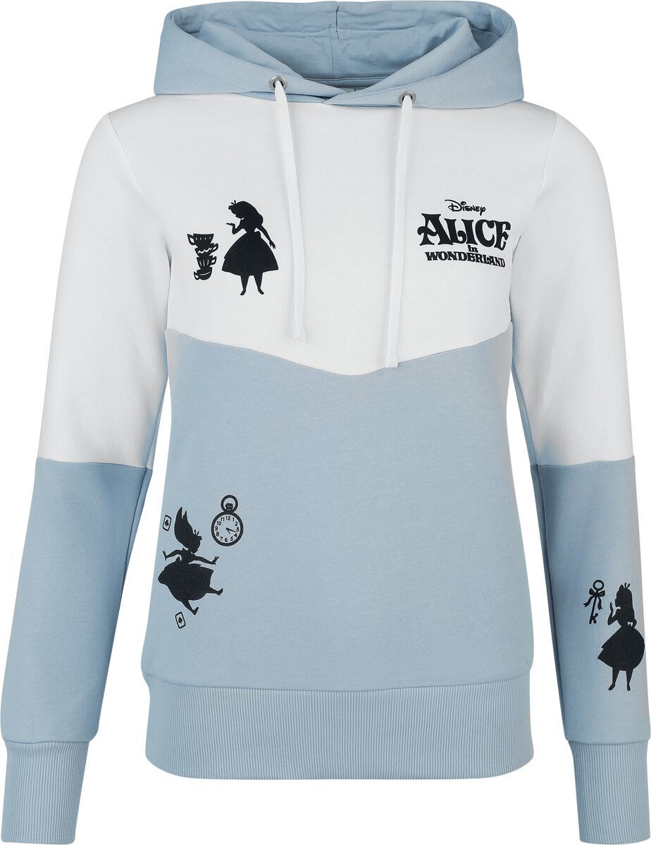 Alice in Wonderland Silhouettes Dámská mikina s kapucí vícebarevný - Merchstore.cz Alice in Wonderland Silhouettes Dámská mikina s kapucí vícebarevný - Merchstore.cz