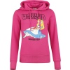 Alice in Wonderland We're All Mad Here Dámská mikina s kapucí růžová - Merchstore.cz