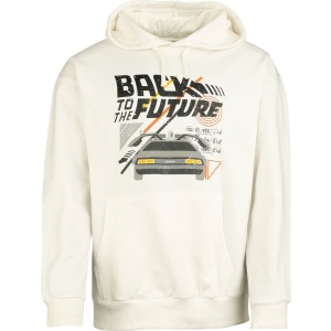 Back To The Future Back to the future Mikina s kapucí bílá - Merchstore.cz