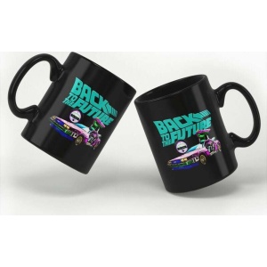 Back To The Future Delorean Hrnek černá - Merchstore.cz