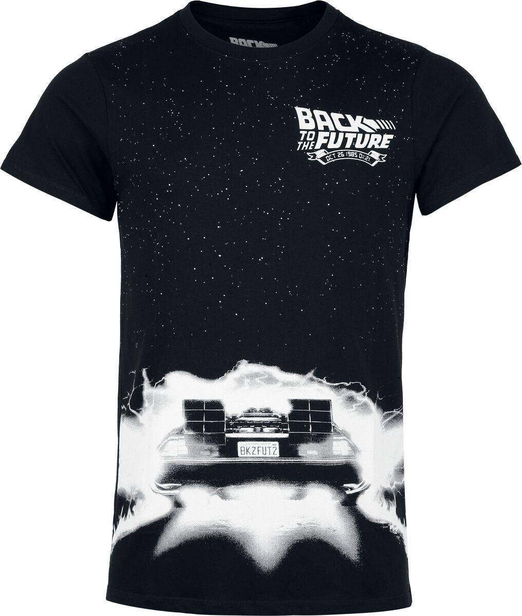 Back To The Future Origin Of Time Travel Tričko černá - Merchstore.cz Back To The Future Origin Of Time Travel Tričko černá - Merchstore.cz