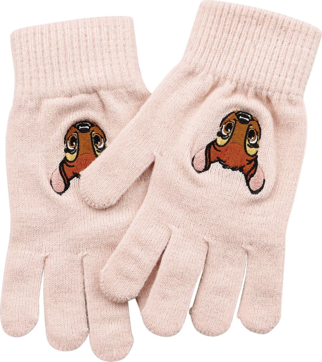 Bambi Rukavičky s potiskem Bambi rukavice světle růžová - Merchstore.cz Bambi Rukavičky s potiskem Bambi rukavice světle růžová - Merchstore.cz
