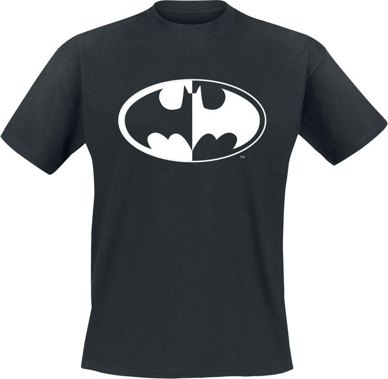 Batman Batman - Mono Logo Tričko černá - Merchstore.cz Batman Batman - Mono Logo Tričko černá - Merchstore.cz