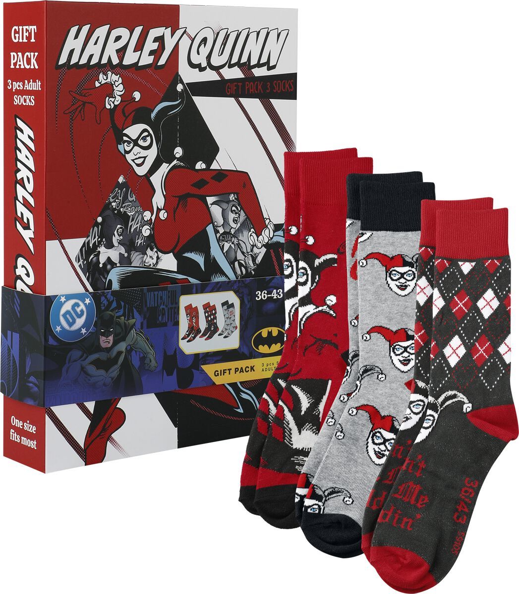 Batman Harley Quinn Ponožky vícebarevný - Merchstore.cz Batman Harley Quinn Ponožky vícebarevný - Merchstore.cz