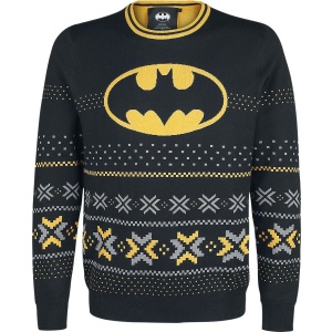Batman Logo Pletený svetr černá - Merchstore.cz