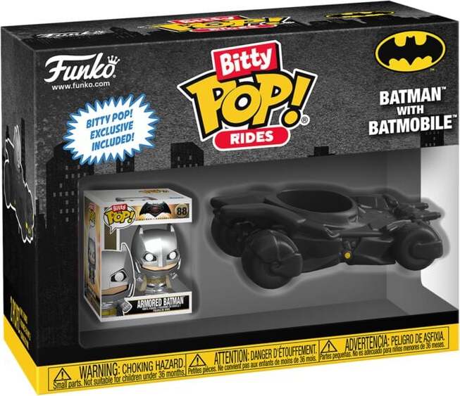 Batman Vinylová figurka Batman with Batmobile (Bitty Pop! Ride) Sberatelská postava standard - Merchstore.cz Batman Vinylová figurka Batman with Batmobile (Bitty Pop! Ride) Sberatelská postava standard - Merchstore.cz