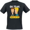 Beavis And Butt-Head Oh Yeah! Tričko černá - Merchstore.cz