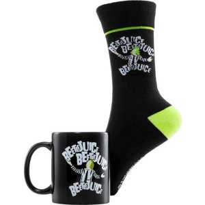 Beetlejuice Hrnek s ponožkami Beetlejuice Hrnek vícebarevný - Merchstore.cz