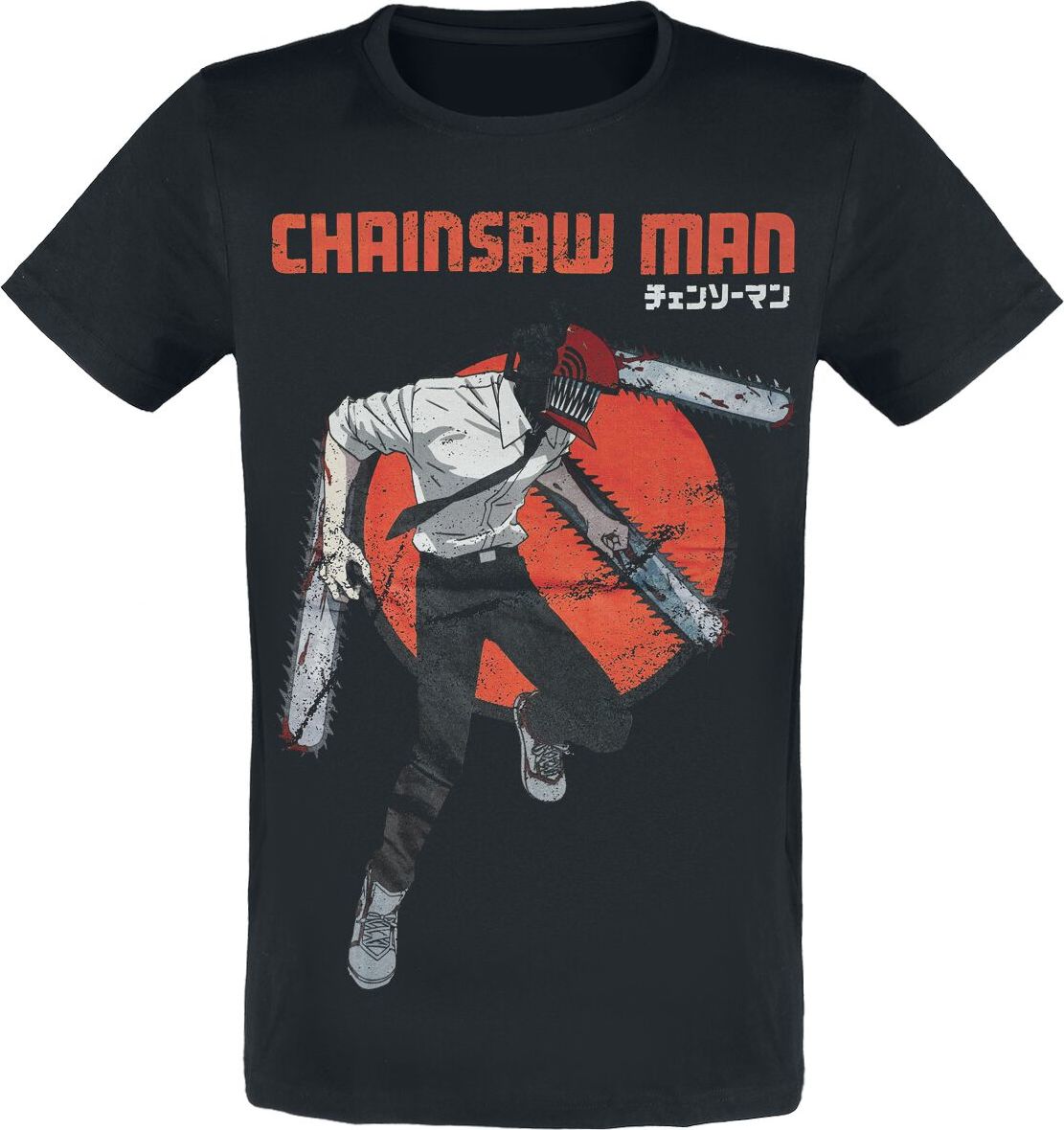 Chainsaw Man Attack Mode Tričko černá - Merchstore.cz Chainsaw Man Attack Mode Tričko černá - Merchstore.cz