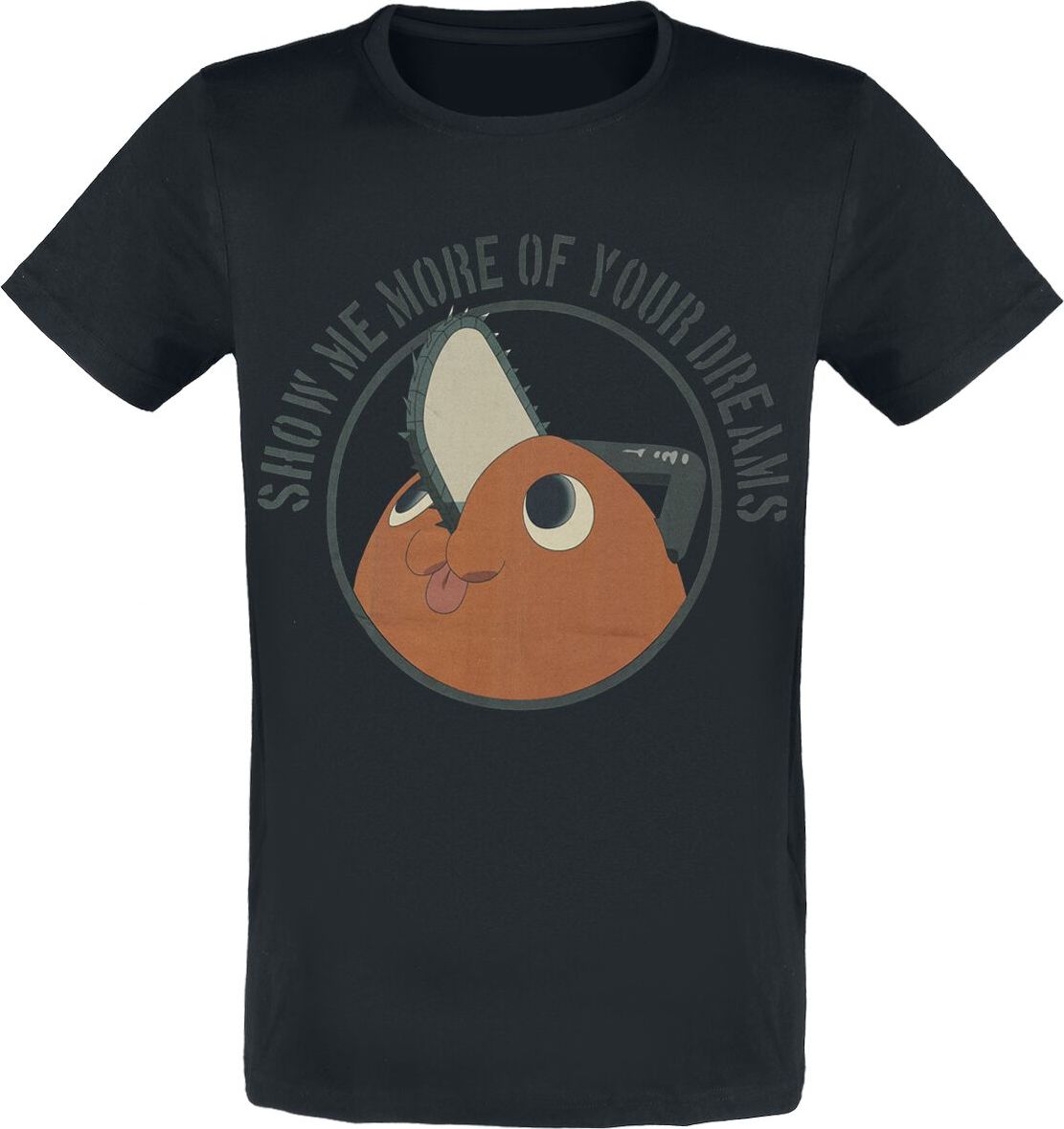 Chainsaw Man Pochita - Show Me Your Dreams Tričko černá - Merchstore.cz