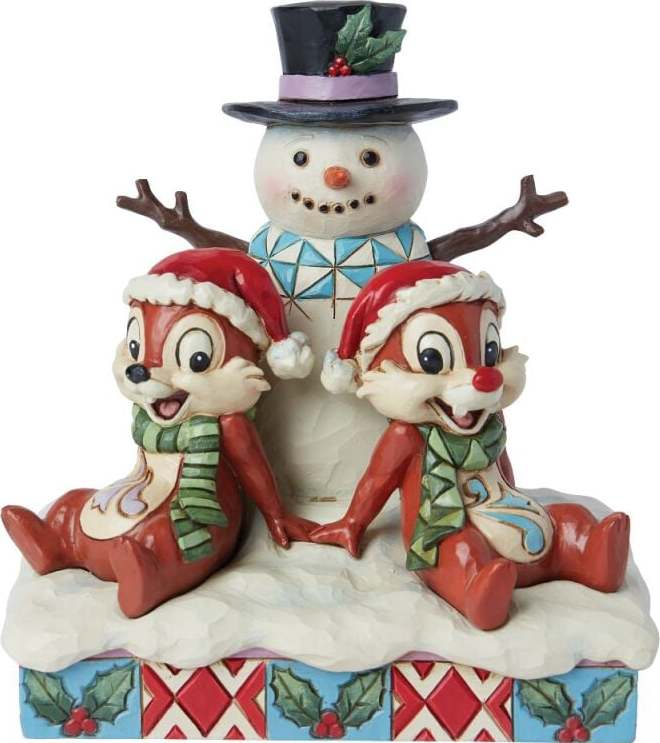Chip & Chap Chip 'n Dale with Snowmen Socha vícebarevný - Merchstore.cz Chip & Chap Chip 'n Dale with Snowmen Socha vícebarevný - Merchstore.cz