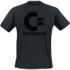 Commodore 64 Commodore Black Logo Tričko černá - Merchstore.cz