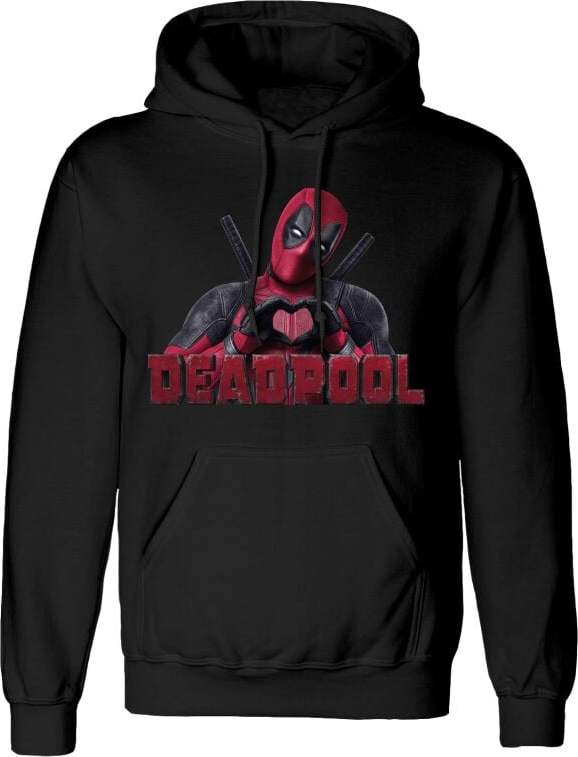 Deadpool Heart U Mikina s kapucí černá - Merchstore.cz Deadpool Heart U Mikina s kapucí černá - Merchstore.cz