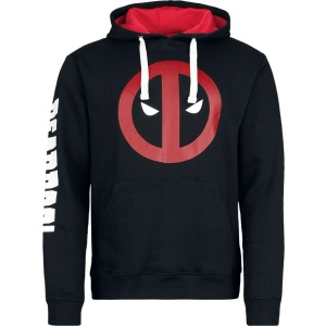 Deadpool Logo Mikina s kapucí černá - Merchstore.cz