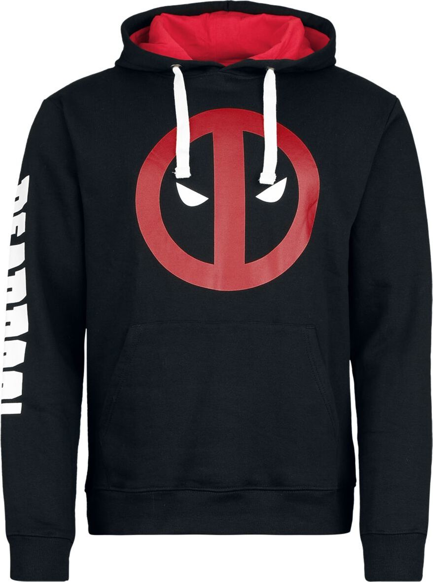 Deadpool Logo Mikina s kapucí černá - Merchstore.cz Deadpool Logo Mikina s kapucí černá - Merchstore.cz