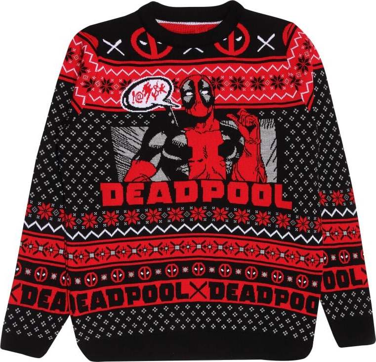 Deadpool Show Off Pletený svetr vícebarevný - Merchstore.cz Deadpool Show Off Pletený svetr vícebarevný - Merchstore.cz