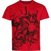 Deadpool Sketch Tričko červená - Merchstore.cz