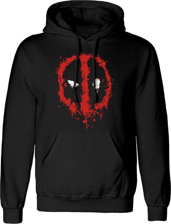 Deadpool Splat Hoodie Mikina s kapucí černá - Merchstore.cz Deadpool Splat Hoodie Mikina s kapucí černá - Merchstore.cz