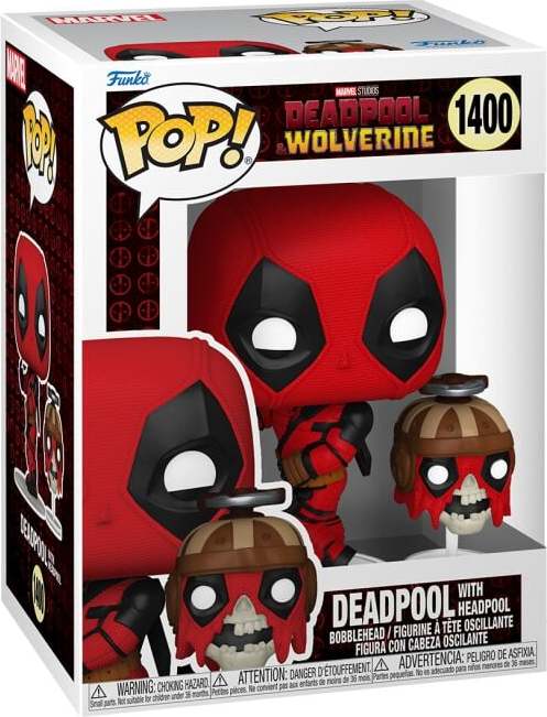 Deadpool Vinylová figurka č.1400 Deadpool and Wolverine - Deadpool with Headpool Sberatelská postava vícebarevný - Merchstore.cz Deadpool Vinylová figurka č.1400 Deadpool and Wolverine - Deadpool with Headpool Sberatelská postava vícebarevný - Merchstore.cz