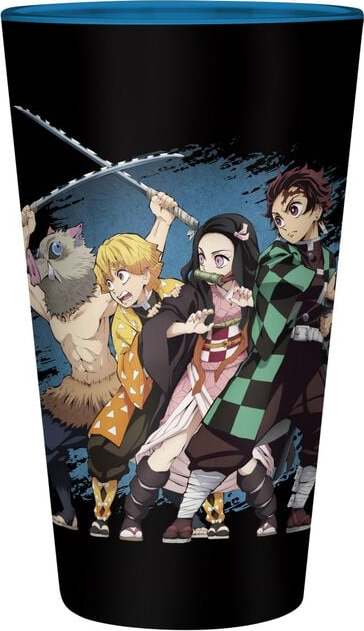 Demon Slayer Group sklenicka vícebarevný - Merchstore.cz Demon Slayer Group sklenicka vícebarevný - Merchstore.cz