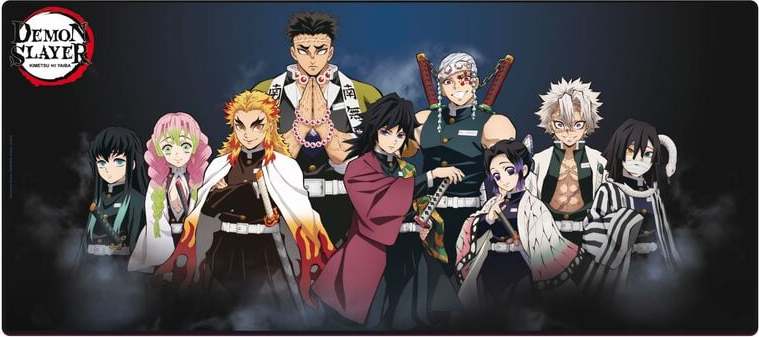 Demon Slayer Pillars podložka pod myš vícebarevný - Merchstore.cz Demon Slayer Pillars podložka pod myš vícebarevný - Merchstore.cz