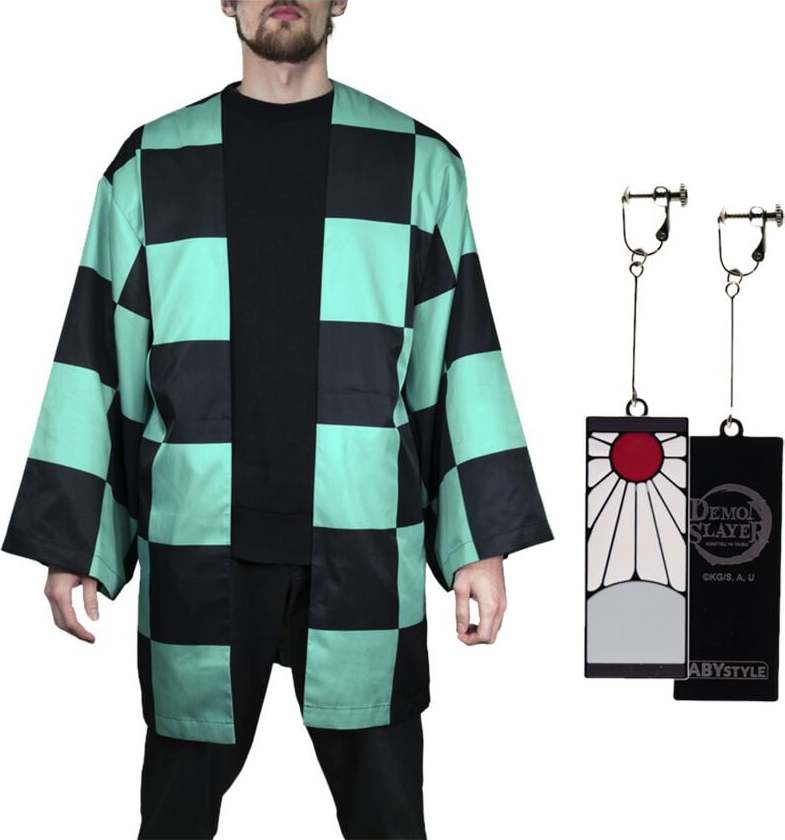 Demon Slayer Sada Tanjiro župan vícebarevný - Merchstore.cz Demon Slayer Sada Tanjiro župan vícebarevný - Merchstore.cz