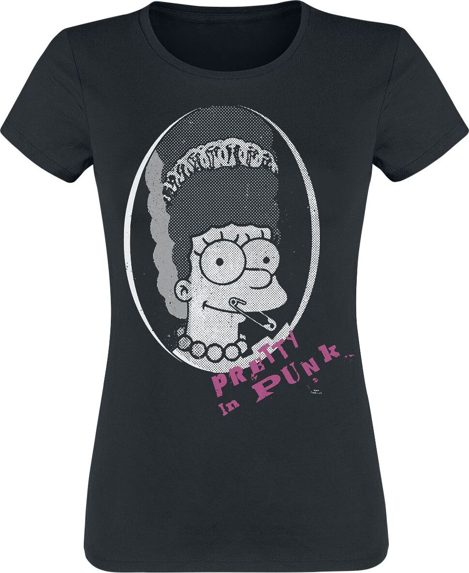 Die Simpsons Marge Punk Tričko černá - Merchstore.cz Die Simpsons Marge Punk Tričko černá - Merchstore.cz