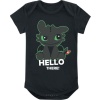 Drachenzähmen leicht gemacht Ohnezahn - Hello There! body černá - Merchstore.cz