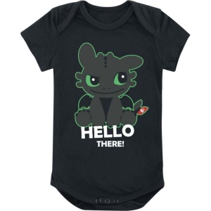 Drachenzähmen leicht gemacht Ohnezahn - Hello There! body černá - Merchstore.cz