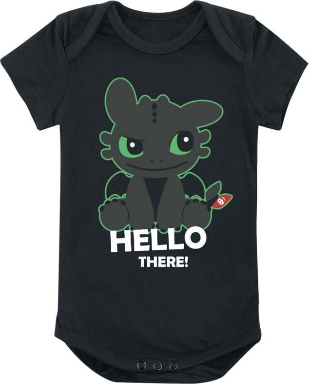 Drachenzähmen leicht gemacht Ohnezahn - Hello There! body černá - Merchstore.cz Drachenzähmen leicht gemacht Ohnezahn - Hello There! body černá - Merchstore.cz