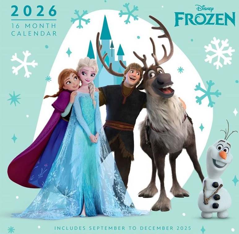 Frozen Nástěnný kalendář 2026 Nástenný kalendář vícebarevný - Merchstore.cz Frozen Nástěnný kalendář 2026 Nástenný kalendář vícebarevný - Merchstore.cz