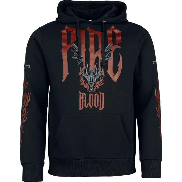 Game Of Thrones Cult - Blood Mikina s kapucí černá - Merchstore.cz