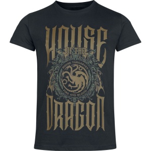 Game Of Thrones House of the Dragon Tričko černá - Merchstore.cz